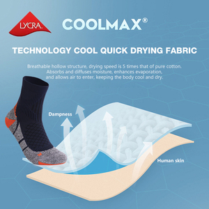 <strong>Coolmax</strong> Anti Blister Cushioned Non Slip Athletic Compression <strong>Socks</strong> Breathable Running <strong>Socks</strong> for Women Men - Product Image 3