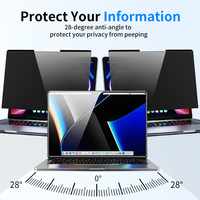Produsen penjualan langsung Laptop 15.6 inci Film privasi magnetik antimata-mata anticahaya biru Film pelindung layar