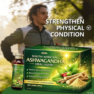 Gotas Orales de Ashwagandha de Marca Privada, Alivio del Estrés, Apoyo Energético, Mejora del Estado de Ánimo, Suplemento Diario con Ginseng Indio y Taurina - Product Image 3