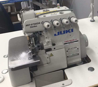 Promotion Juki-6714D Double Aiguille Overlock Machine À Coudre Industrielle Machine À Coudre Pull Tricoté À Coudre Prix Remise