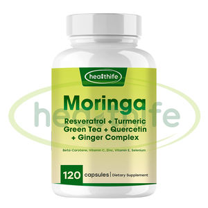 Ekstrak jahe Plus energi ekstrak teh hijau Quercetin ekstrak kunyit kapsul kompleks daun Resveratrol Moringa - Product Image 5