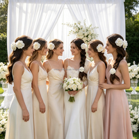 Accessoires capillaires en satin motif rose, multi-usages : pince à cheveux florale, broche, élastique à cheveux, barrettes à ressort pour mariages, fêtes et cadeaux.