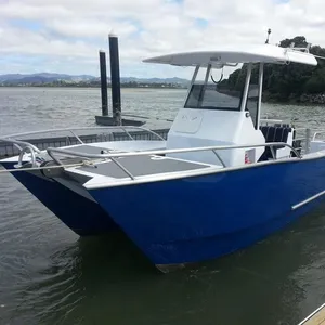 Poder barcos catamarã casco duplo de alumínio barcos para venda