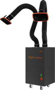 Extractor de Humos de Soldadura Móvil CE, Purificador de Humos de Soldadura con Brazos Dobles y Limpieza Automática de Cenizas para Soldadura de Metales - Product Image 3