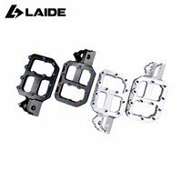 Repose-pieds larges antidérapants en aluminium CNC avec logo laser pour Talaria XXX X3 MX3 MX4, pièces de mise à niveau pour moto électrique tout-terrain