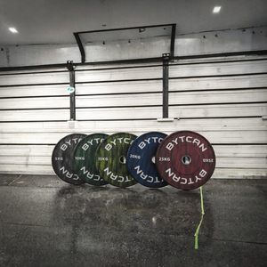 Discos de Goma Personalizados de 450 mm, Discos de Peso Universales para Gimnasio, Entrenamiento de Fuerza, Unisex - Product Image 3