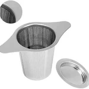 Crépine de filtre réutilisable pour cafetière à froid, maille de 100, 120, 150um, pour pot mason