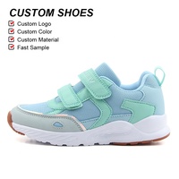 Chaussures de sport pour enfants OLICOM avec logo personnalisé, fermeture auto-agrippante, empeigne en mesh, légères, faciles à nettoyer, pour la course, l'école et la cour de jeux