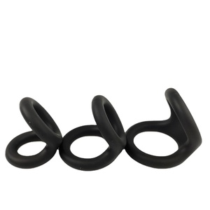 Anillo de Pene Doble de Silicona <span class=keywords><strong>para</strong></span> Adultos, Juguete Sexual Masculino, Funda <span class=keywords><strong>para</strong></span> Pene, Anillo <span class=keywords><strong>para</strong></span> Retrasar la Eyaculación, Anillo de Bloqueo de Semen <span class=keywords><strong>para</strong></span> Hombre - Product Image 1