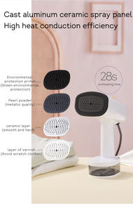 Nuovo Stile 2026 Stiratore <span class=keywords><strong>a</strong></span> <span class=keywords><strong>Vapore</strong></span> Portatile 2100W per Vestiti, Uso Domestico e Alberghiero, Anti-Surriscaldamento <span class=keywords><strong>a</strong></span> Secco, 370ml - Product Image 5