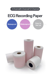 Papel Térmico para Electrocardiograma <span class=keywords><strong>CTG</strong></span> de 90 mm x 90 mm x 200 Hojas, Papel para Electrocardiograma AT-1 para Máquina GE MAC--<span class=keywords><strong>500</strong></span>, Rollo de Papel para Electrocardiograma - Product Image 4