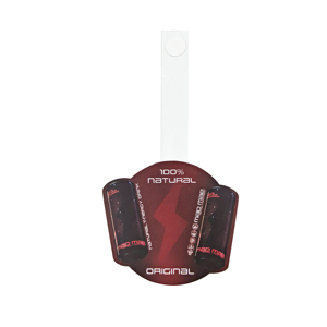 Hookei Étiquette adhésive transparente personnalisée pour présentoir, en PVC léger, pour supermarché et commerce de détail - Product Image 3