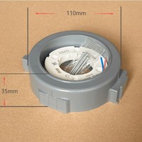 Spot LED circulaire encastré GU10, intensité réglable, boîtier en plastique ABS pour système d'éclairage de plafond tendu