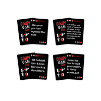 Jeu de cartes Icebreaker pour couples, 50 cartes interactives en papier pour soirée romantique, dîner en amoureux, OEM