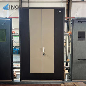 Porte d'entrée sécurisée avec plaque en acier renforcée et système de verrouillage multipoints pour bâtiment commercial - Product Image 3