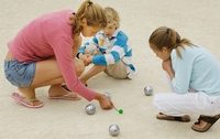 Accessoires de pétanque en bois ZQURE, boule cible colorée de 30 mm
