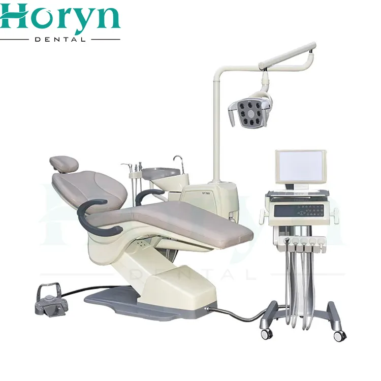 ハンドピース付きの調整可能なポータブル一体型最高の患者用電気歯科用椅子