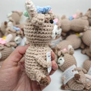 Nuevo Oso de Peluche Transfronterizo, Lindo y con Energía Positiva, Relleno de Algodón PP, Tejido a Mano, Creativo, para Aliviar el Estrés - Product Image 6