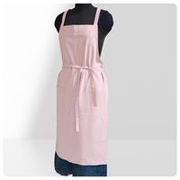 Bavoir en coton et lin réutilisable avec logo personnalisé pour la cuisine, la maison, le salon de manucure, la peinture japonaise