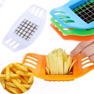 Coupe-frites K679 en acier inoxydable, hachoir à légumes pour frites, outil de préparation de chips, coupe-pommes de terre pour la cuisine - Product Image 2