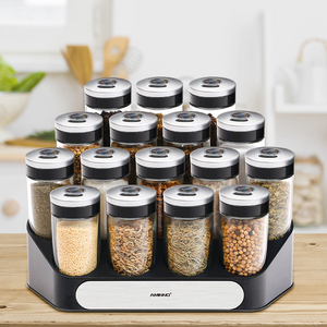 High Quality Wholesale Kitchen Glass Spice Jars Shaker Garlic Spice Bottle With Customized Lid - Product Image 2