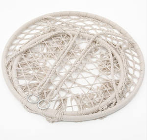 Fauteuil suspendu en forme de panier, style bohème, pour patio extérieur, jardin, camping, chambre, respirant, léger, siège d'extérieur pour la maison - Product Image 6