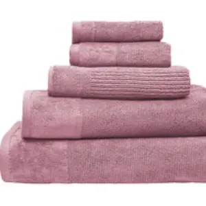ชุดผ้าขนหนูอาบน้ำผ้าฝ้ายอินทรีย์ผสมในกล่องกำมะหยี่ผ้าฝ้าย100% เทอร์รี่