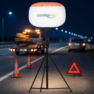 1400W LED Balloon Light Tower IP54 Portable <b>Inflatable</b> Lamp For Construction Road Rescue Mining Emergency <b>Large</b> Area Soft Light - Product Image 4