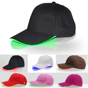 N824 Trucker Hat Tùy Chỉnh In Ấn Tùy Chỉnh Cotton Snapback Ánh Sáng Hat Rave Thắp Sáng Glow Caps Flashing Luminous LED Mũ Bóng Chày - Product Image 3