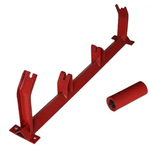 belt conveyor used 30 degree angle steel material roller bracket