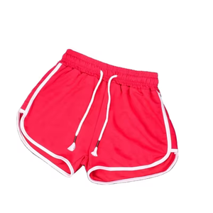 Ropa Deportiva Casual para Yoga y Fitness, Transpirable, con Logotipo Bordado Personalizado, Shorts de Gimnasio de Algodón Sólido para Mujer, 2 Piezas - Product Image 4