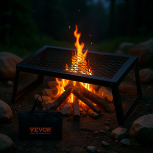 Parrilla plegable de acero Vevor de 18 pulgadas con bolsa de transporte para cocinar al aire libre - Product Image 2