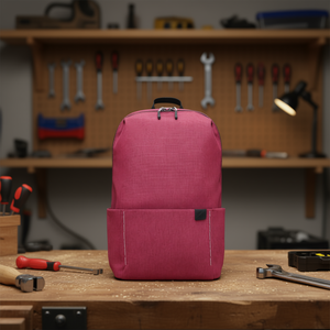 Mochila Myrva Mini Rosa de Poliéster, Menos de 24L, Compartimento para Portátil, Informal, Unisex, con Cierre de Cremallera - Product Image 2