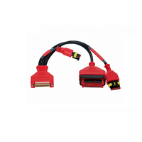 Conector de Diagnóstico Automotriz OBD2 Chiron Square Head, Accesorios para Arnés de Diagnóstico de Fallas, Cable de Conexión para Instrumentos, 12+8