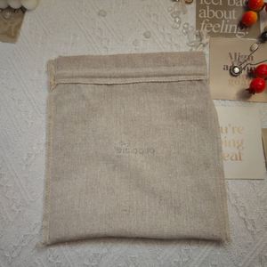Sac cadeau cosmétique en jute bio, sac d'emballage cosmétique en toile de jute avec cordon de serrage, pochette pour sous-vêtements avec logo personnalisé imprimé – Offre Spéciale - Product Image 6