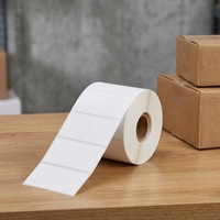 Étiquette autocollante imperméable 50*30mm vierge pour emballage, papier thermique direct pour codes-barres