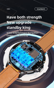 1.75 pollici AMOLED supporto e-mail WiFi modalità Multisport 4G telefono Android <span class=keywords><strong>Smartwatch</strong></span> <span class=keywords><strong>monitoraggio</strong></span> della frequenza cardiaca GT200 Smart Watch - Product Image 5