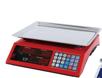Báscula Electrónica de Precisión de 30 kg/40 kg, Báscula Digital Comercial para Supermercados, Frutas y Verduras