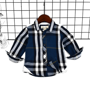 <span class=keywords><strong>Chemise</strong></span> à Boutons Rayée pour Garçon à <span class=keywords><strong>Carreaux</strong></span> Colorés, Chemises pour Petits Enfants, Hauts à Manches Longues Enroulables, Col Montant, <span class=keywords><strong>Chemise</strong></span> en Coton pour Enfant - Product Image 3