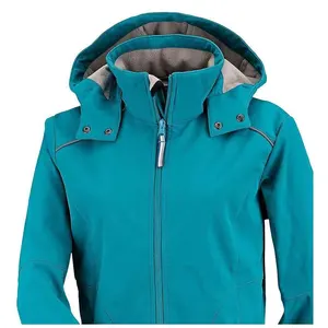 Hervorragende Damen-Softshell-Fleece jacke WASSERDICHTE UND ATEMBARE WEICHE MUSCHEL STOFF. Reit-Fitness-Sport bekleidung