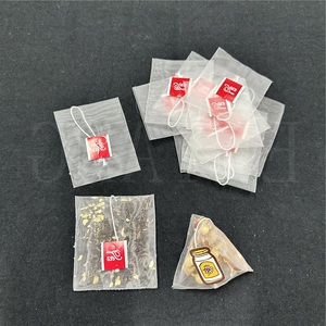 16.5gsm abaca bột giấy nhiệt con dấu trà compostable túi lọc giấy lưới tốt với các thẻ - Product Image 2