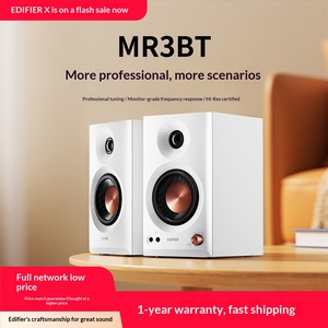 <span class=keywords><strong>EDIFIER</strong></span> MR3BT para <span class=keywords><strong>Altavoces</strong></span> de Escritorio <span class=keywords><strong>Activos</strong></span> de Grado Monitor de 5.4 y 2.0 Canales con Alimentación CA, Gabinete de Madera y Control Remoto - Product Image 4