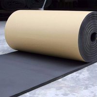 Isolation thermique en mousse auto-adhésive NBR/PVC/EPDM Tapis d'isolation acoustique feuille/rouleau de caoutchouc mousse amortissant