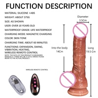 Vente en gros de jouets sexuels pour femmes : Pénis en caoutchouc, Godemiché réaliste, Jouets sexuels fantaisie pour adultes, Vibrateur point G, Jouets sexuels féminins, Pénis artificiel