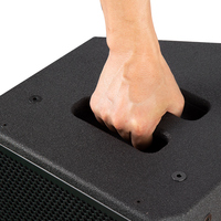Haut-parleur PA actif professionnel 500W avec armoire en contreplaqué de bouleau TWS Modes Bluetooth et DSP pour bandes live et DJ