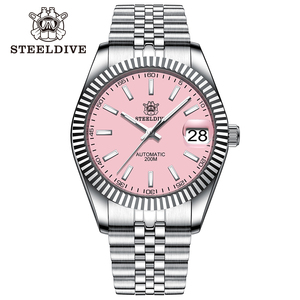 Reloj Mecánico para Hombre de Lujo Marca STEELDIVE SD1933, Nuevo Reloj Automático para Hombre NH35, Reloj Deportivo de Buceo Resistente al Agua hasta 200 m - Product Image 1
