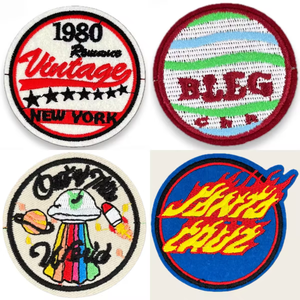 Großhandel Designer-Aufnäher: Hitzepressbare LOGO-Abzeichen, bestickte Aufnäher zum Aufnähen oder Aufbügeln auf Kleidung, individuelle Aufbügel-Patches - Product Image 2
