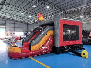 Château gonflable sur le thème des <span class=keywords><strong>Monster</strong></span> Trucks, certifié CE, installation facile, commercial, extérieur, avec toboggan pour les fêtes d'enfants - Product Image 4