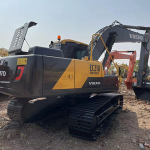 รถขุดตีนตะขาบ Volvo EC210 มือสอง น้ำหนัก 21 ตัน เครื่องยนต์ Volvo แท้ รถขุดไฮดรอลิกขนาดกลาง ชั่วโมงการทำงานต่ำ โครงสร้างแข็งแรง ทนทาน - Product Image 5