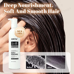 Juego de cuidado del cabello suave de etiqueta privada, Champú Acondicionador, acondicionador sin enjuague, <span class=keywords><strong>W</strong></span> <span class=keywords><strong>ingredientes</strong></span> reparadores hidratantes anticaspa - Product Image 3